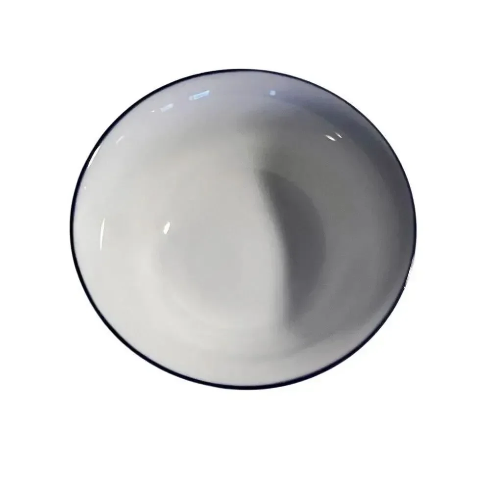 PIER ONE Blue TWILL Porcelain 6” Rice Bowl